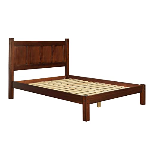 Grain Wood Shaker Queen Bed (Cherry)