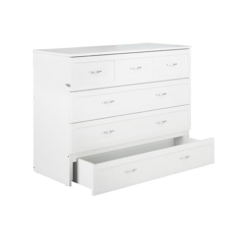 AFI Deerfield Murphy Bed Chest with Charging Station