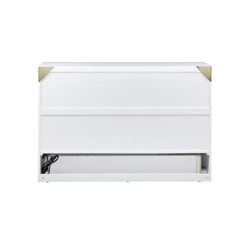 AFI Deerfield Murphy Bed Chest with Charging Station