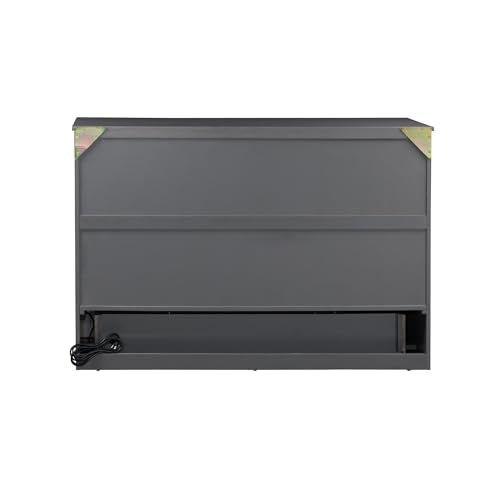 AFI Deerfield Murphy Bed Chest with Charging Station