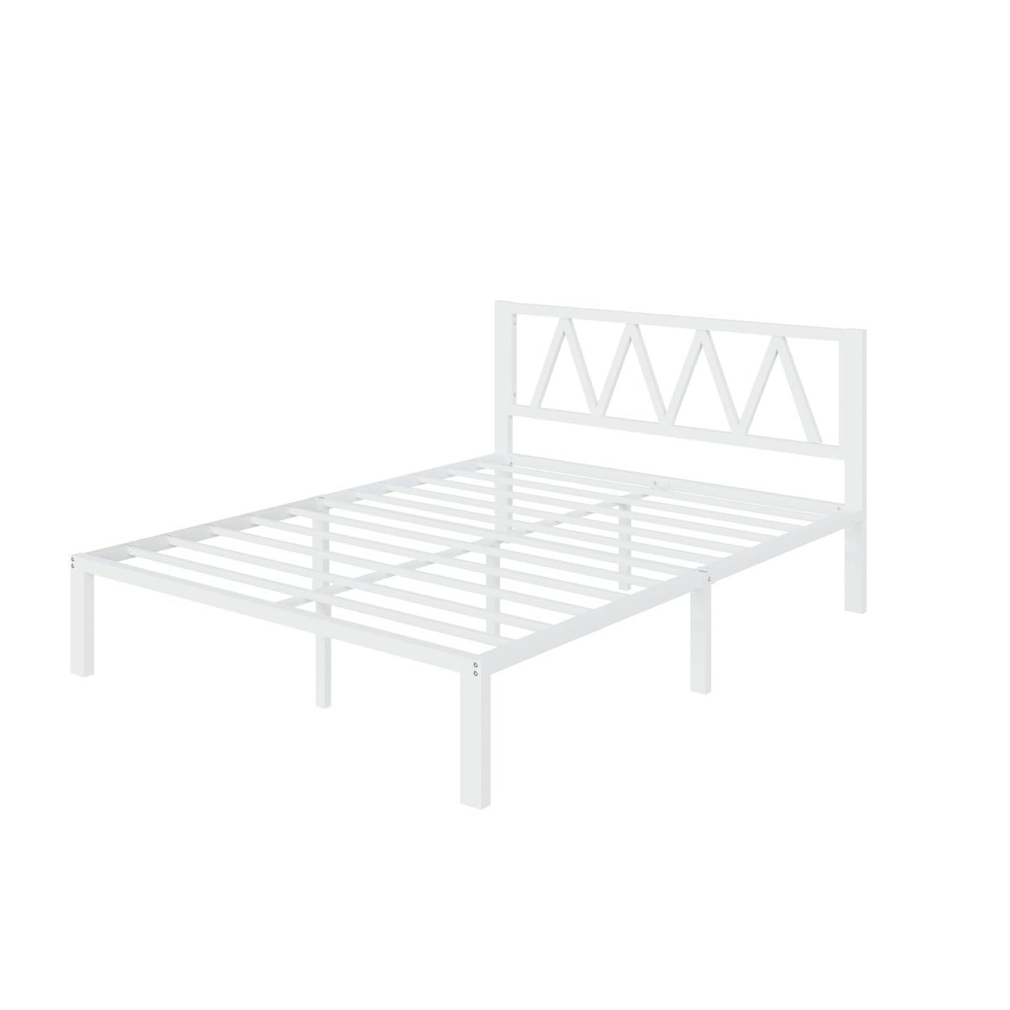 Avenco 14" Twin Metal Bed Frame with Headboard