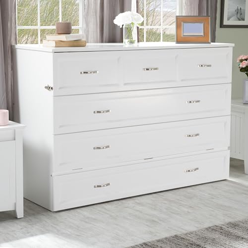 AFI Deerfield Murphy Bed Chest with Charging Station