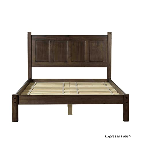 Grain Wood Shaker Queen Bed (Cherry)