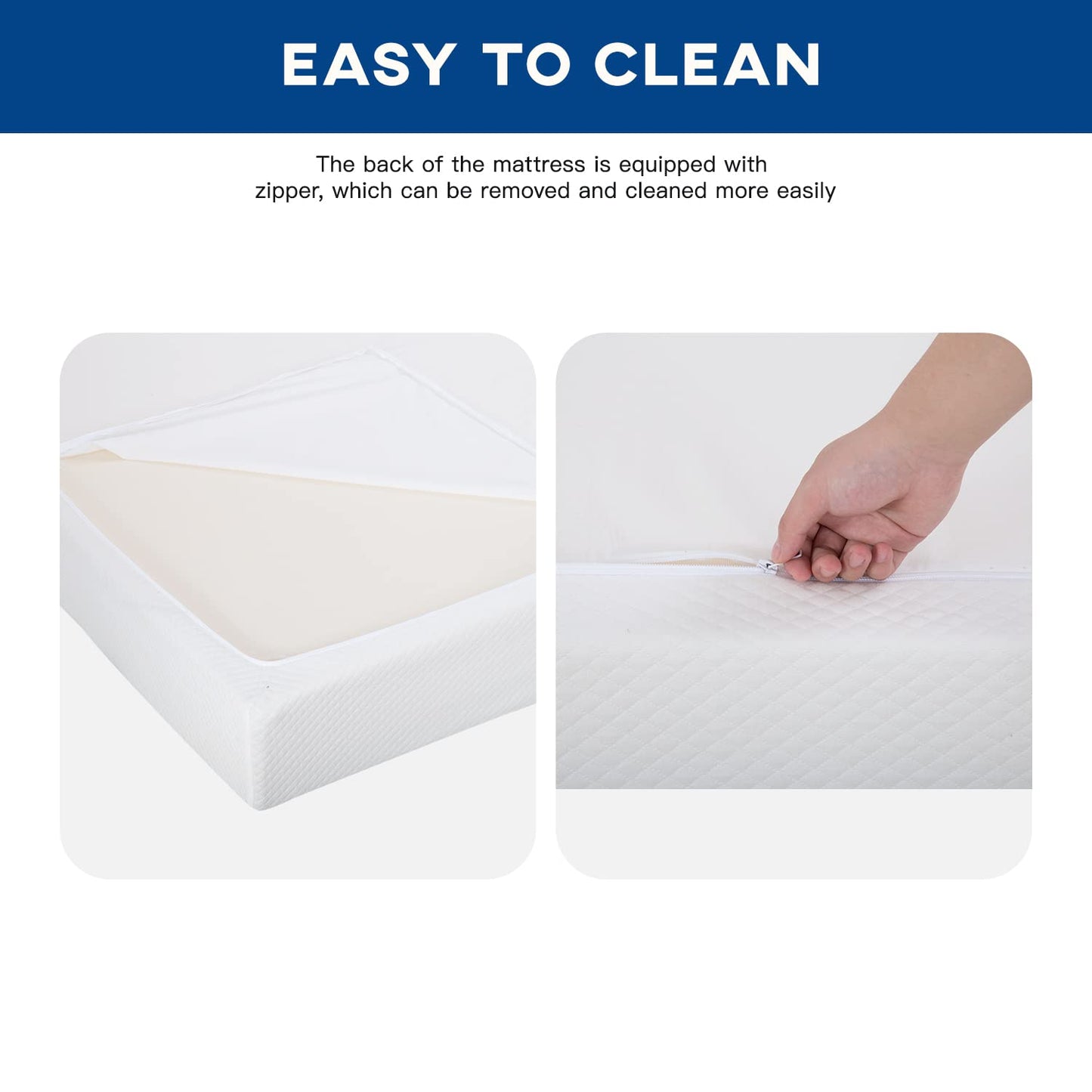 FDW 5" Twin Gel Foam Mattress