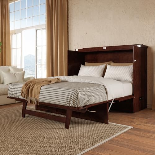AFI Deerfield Murphy Bed Chest with Charging Station