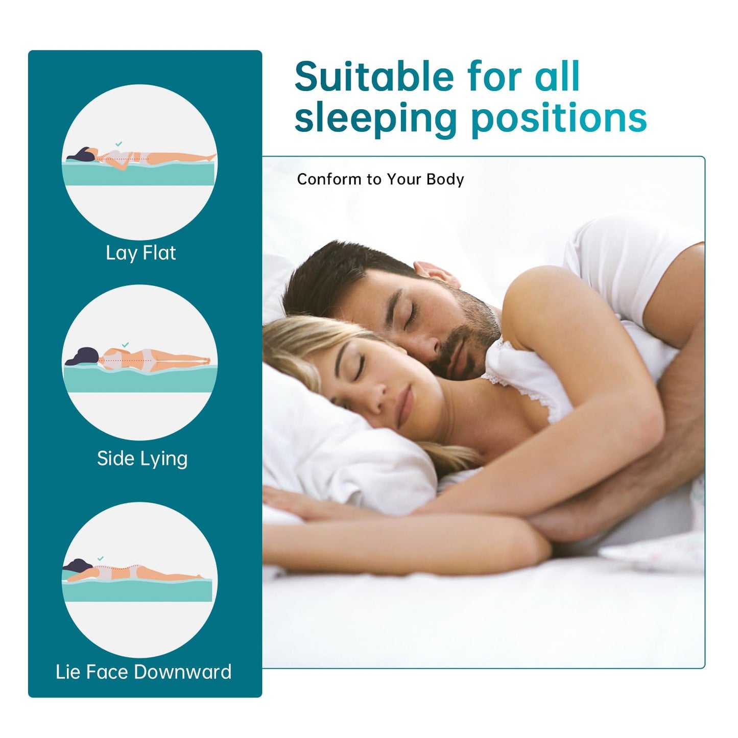 FDW 5" Twin Gel Foam Mattress