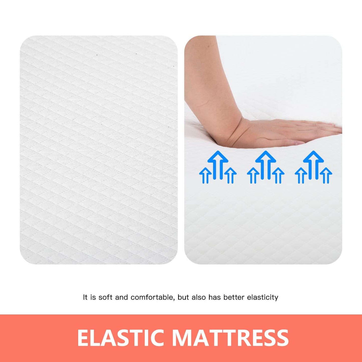 FDW 5" Twin Gel Foam Mattress