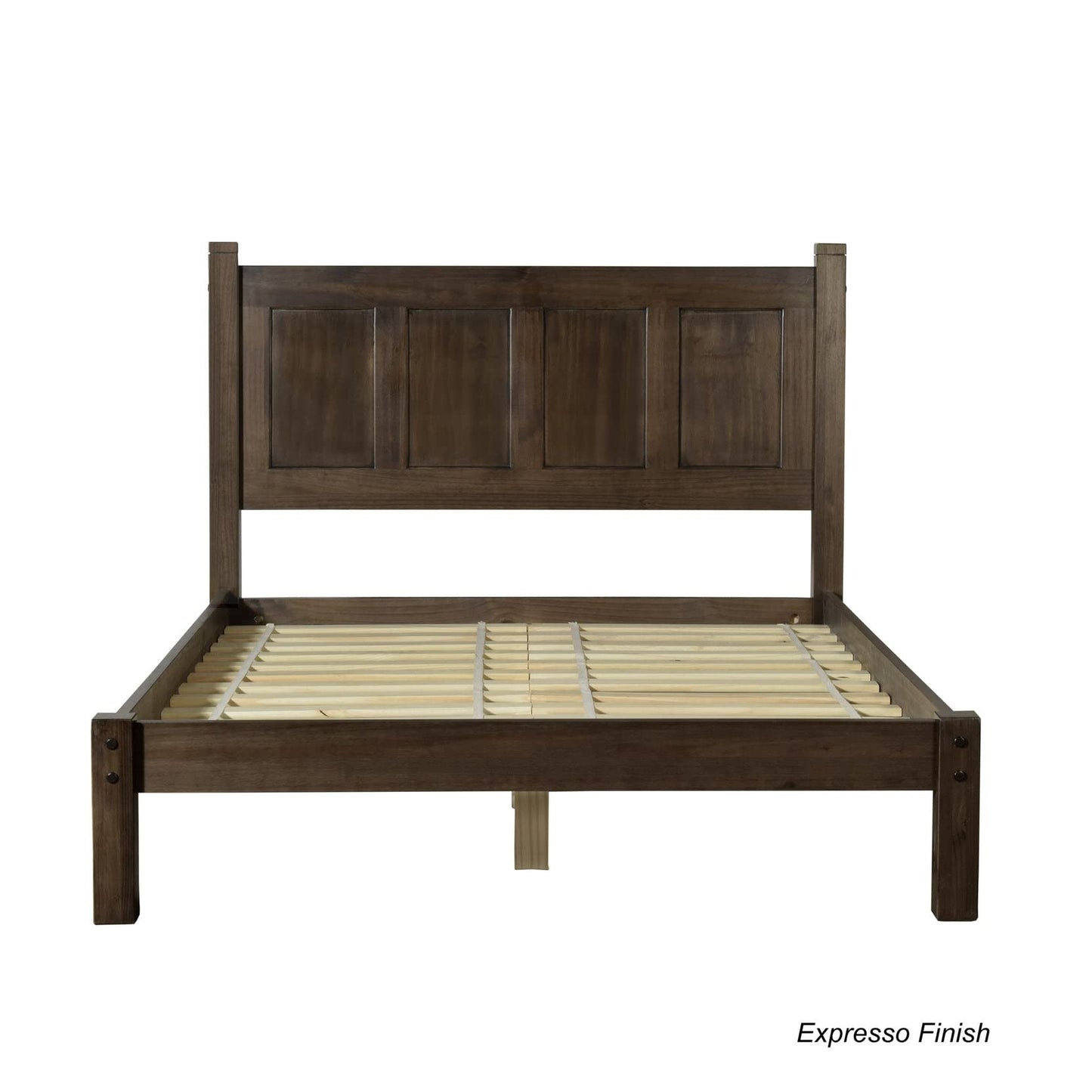 Grain Wood Shaker Queen Bed (Cherry)