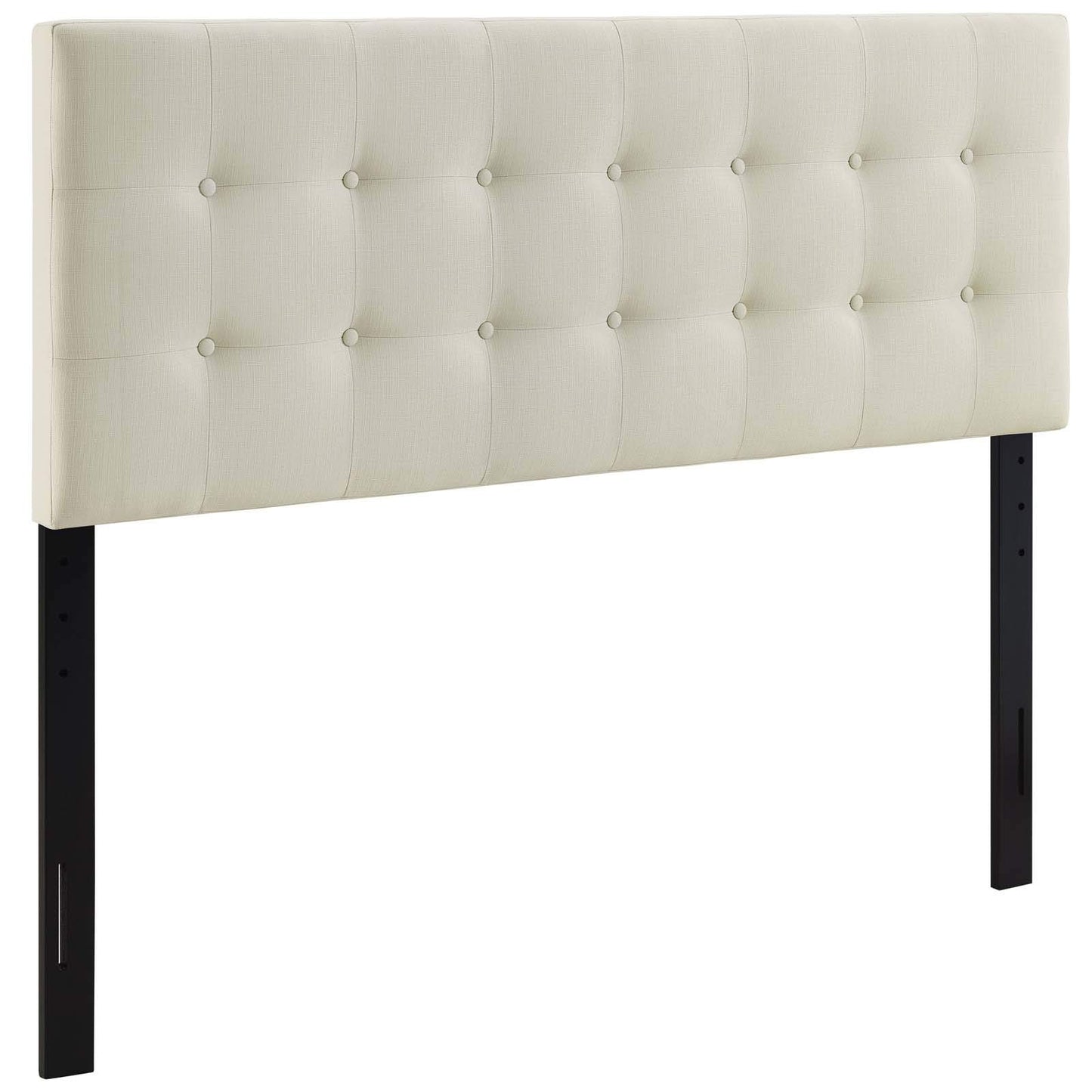 Modway Emily Tufted Button Linen Fabric Upholstered