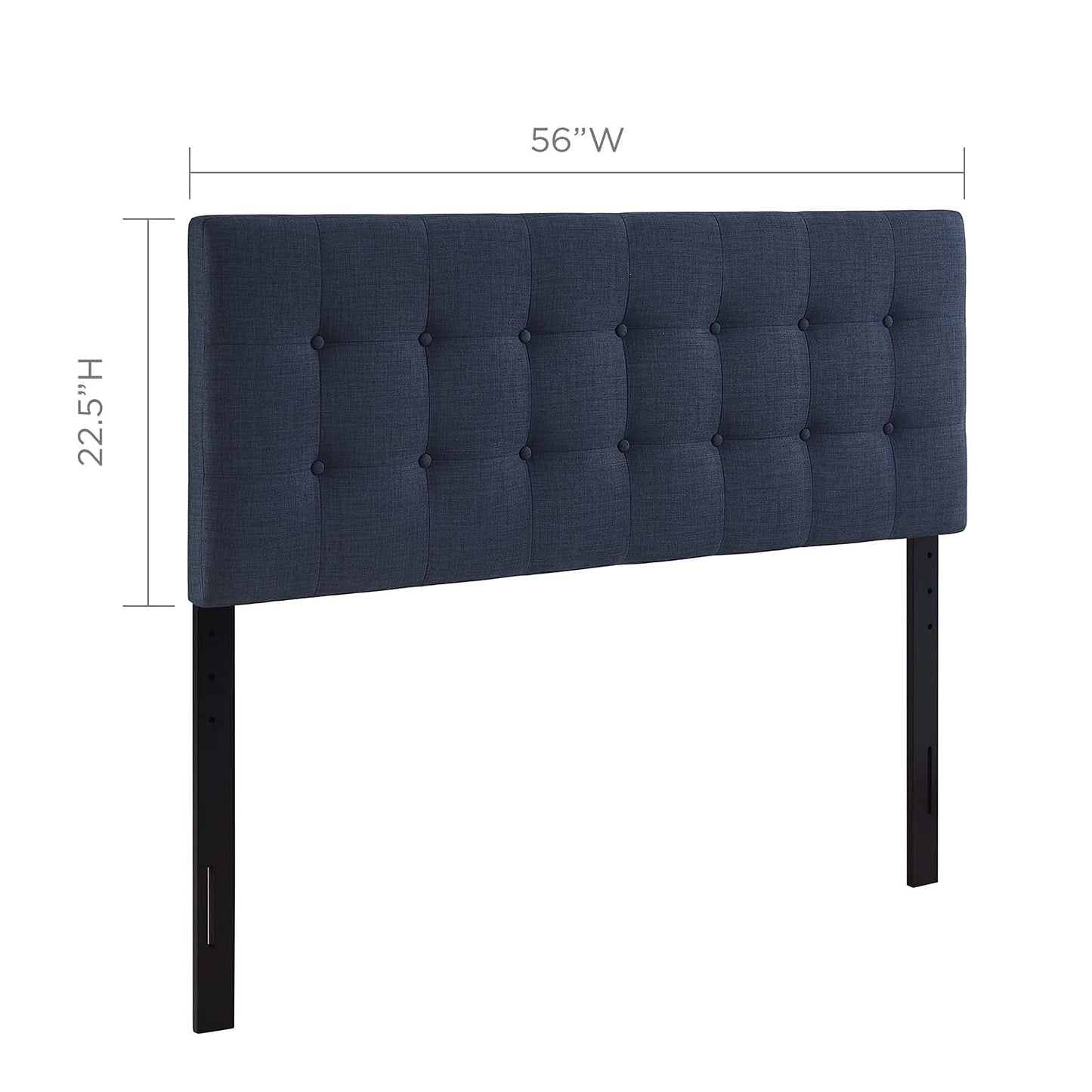 Modway Emily Tufted Button Linen Fabric Upholstered