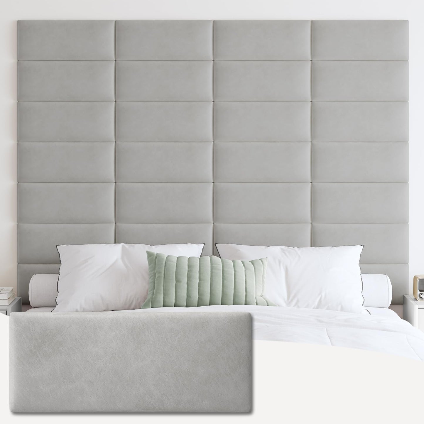 IFNOW Upholstered Wall Mounted Headboard –