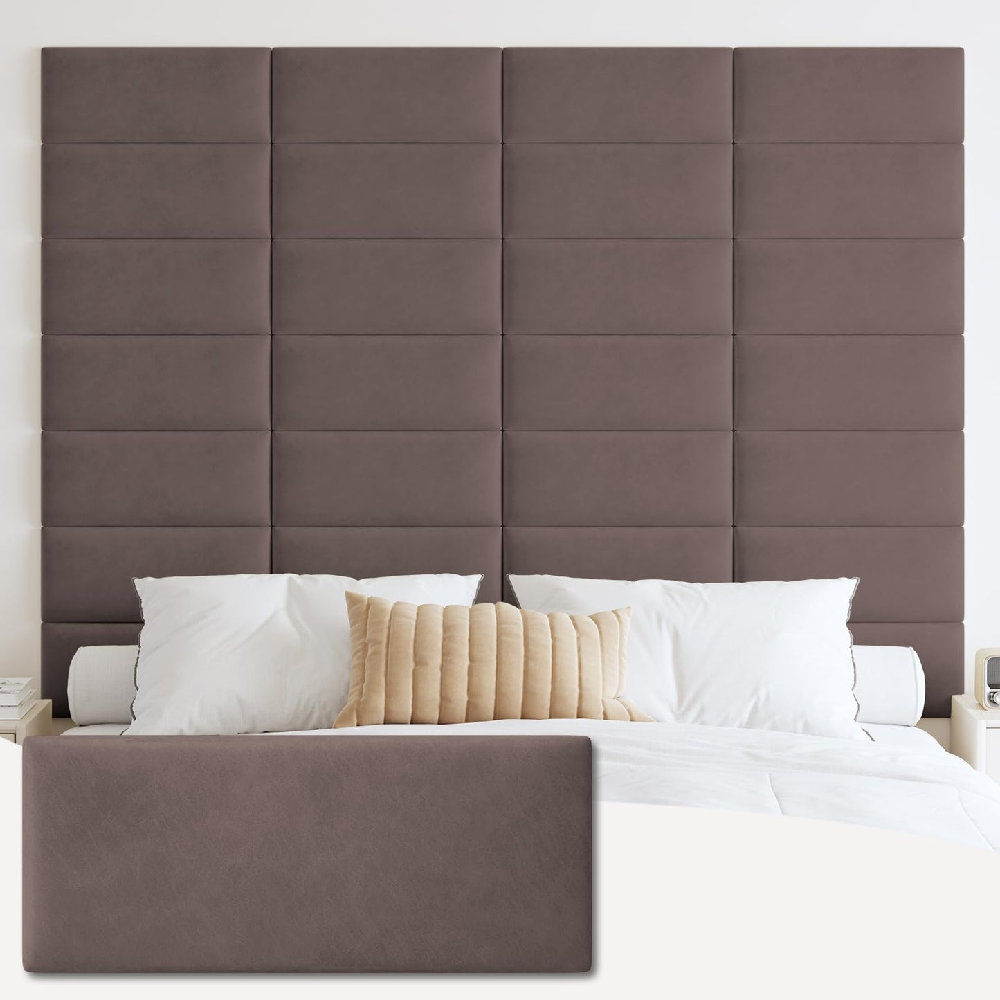 IFNOW Upholstered Wall Mounted Headboard –
