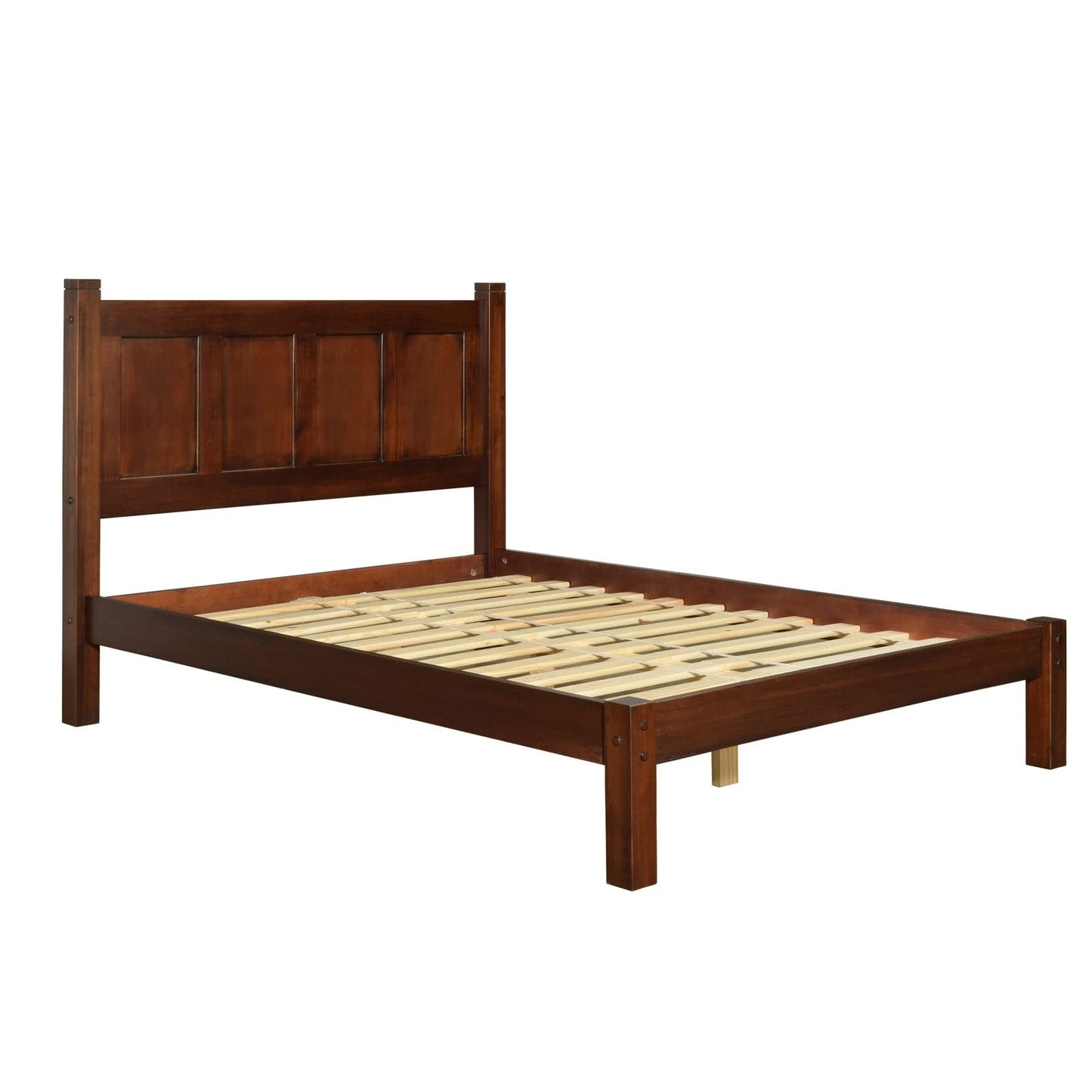 Grain Wood Shaker Queen Bed (Cherry)