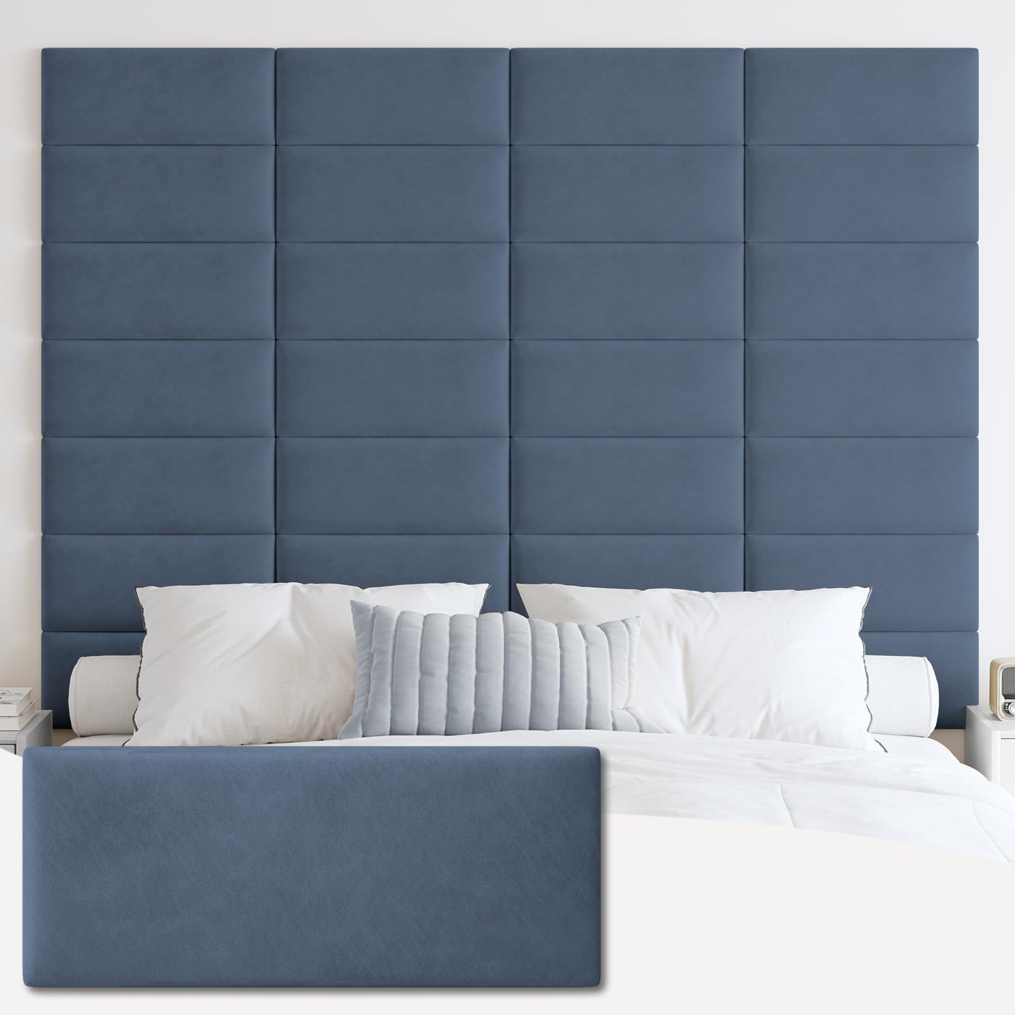 IFNOW Upholstered Wall Mounted Headboard –