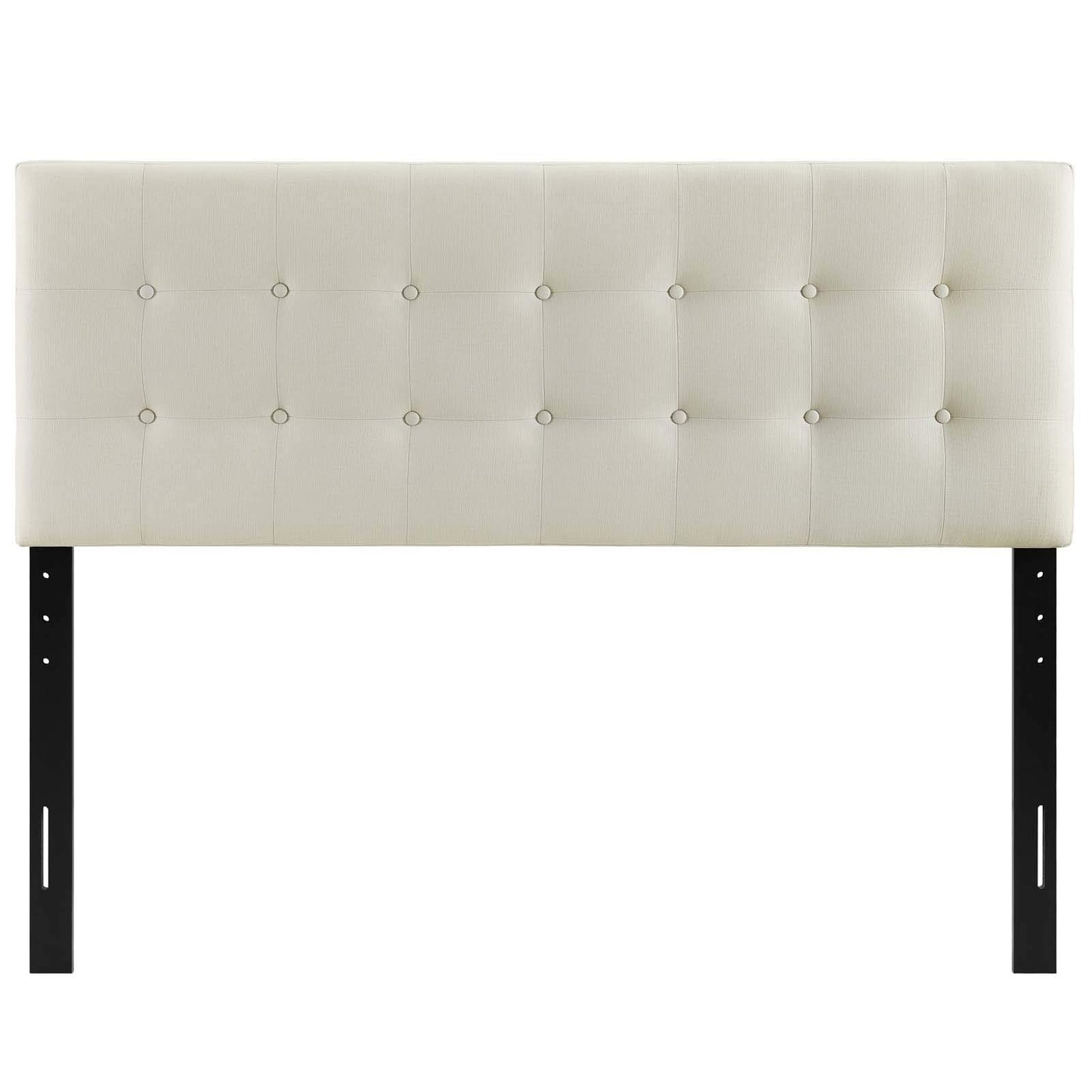 Modway Emily Tufted Button Linen Fabric Upholstered