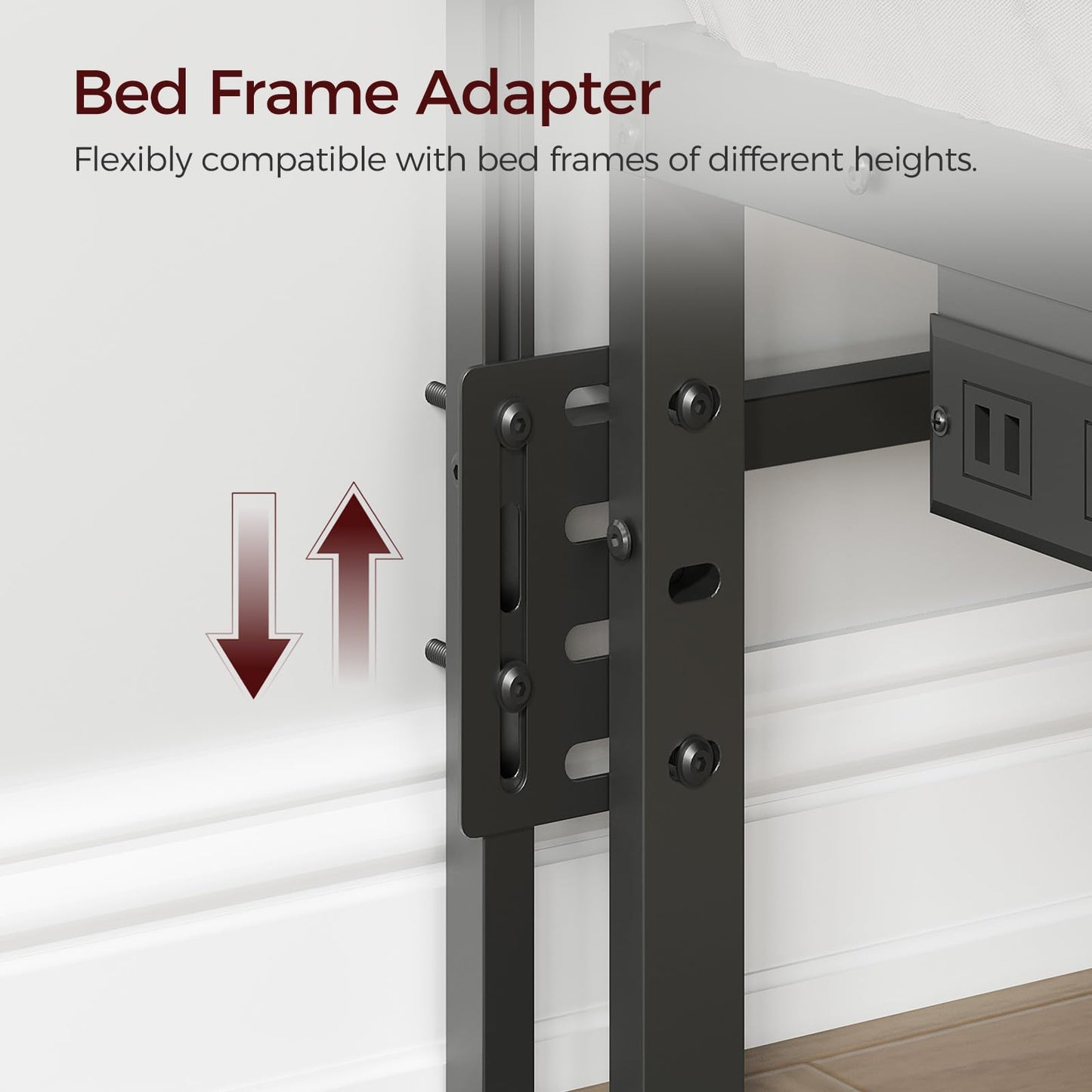 Metal Twin Size Headboard – Black