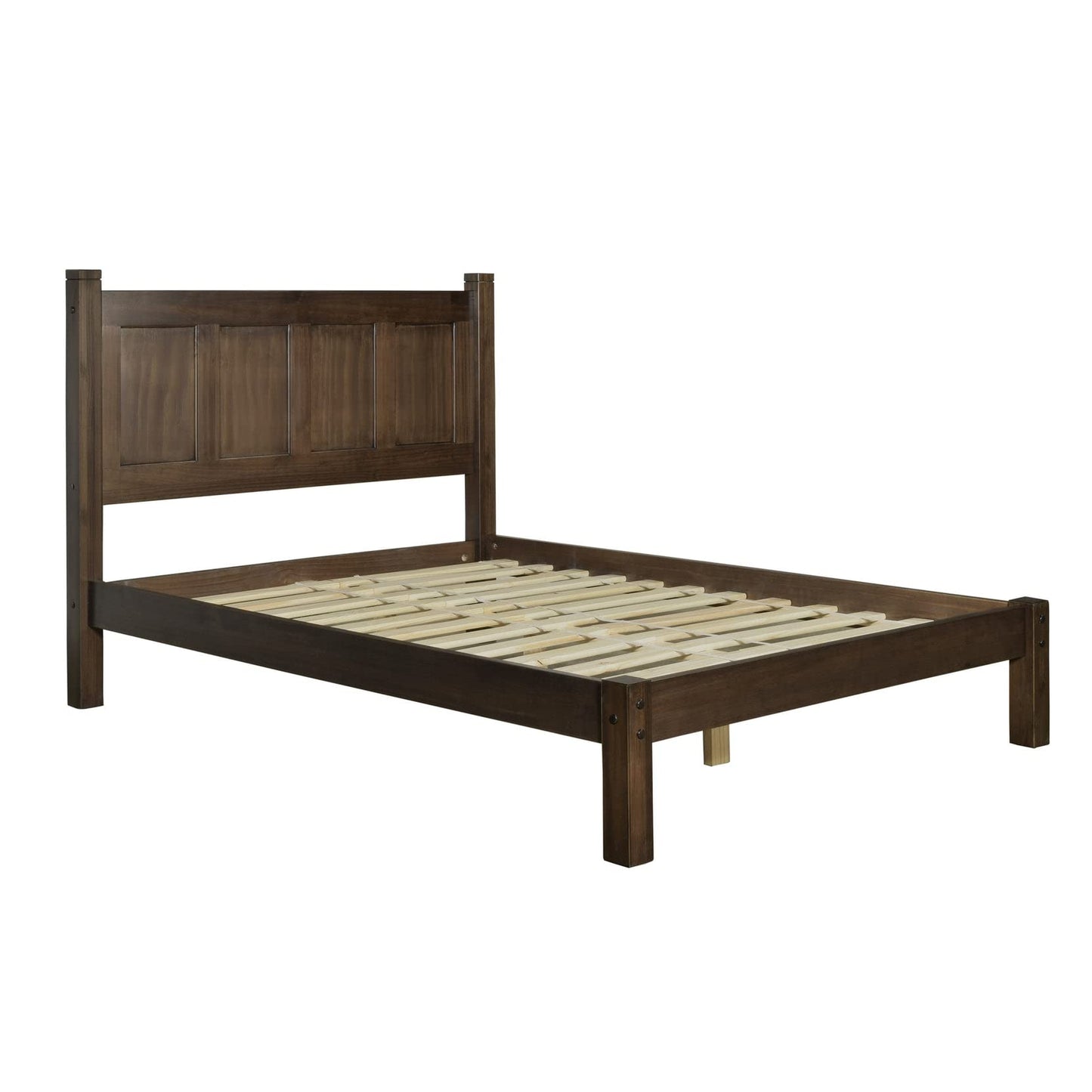 Grain Wood Shaker Queen Bed (Cherry)