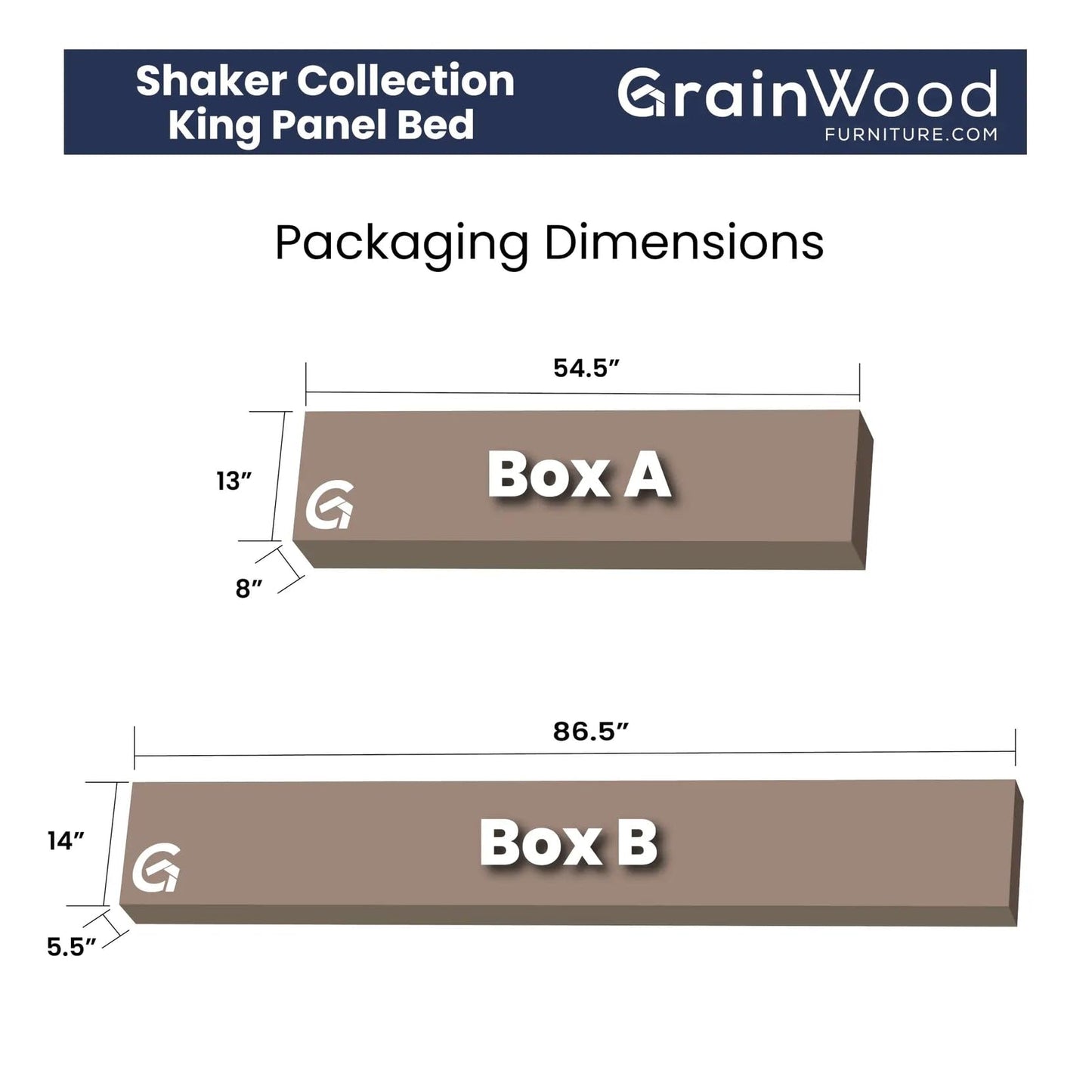 Grain Wood Shaker Queen Bed (Cherry)