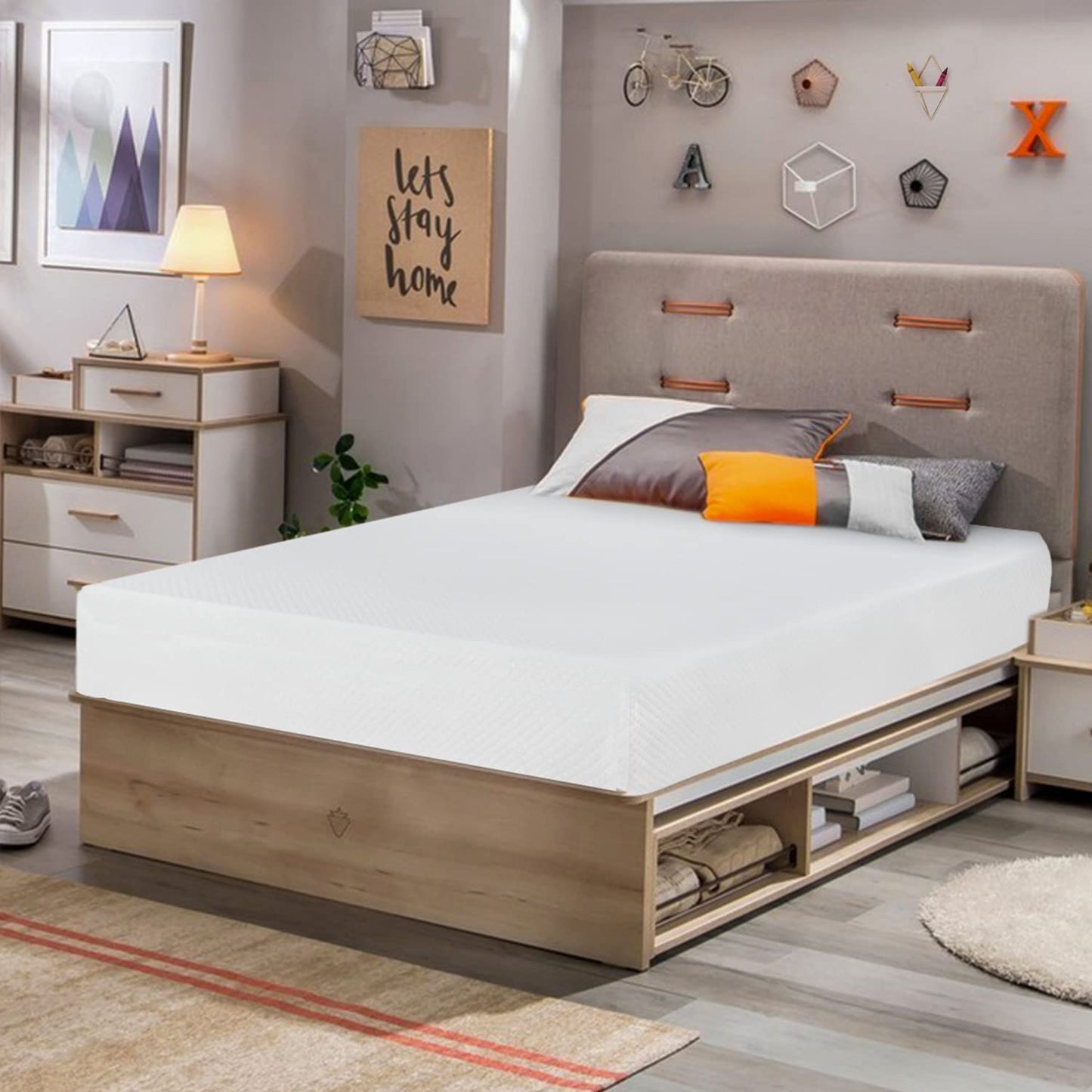 FDW 5" Twin Gel Foam Mattress