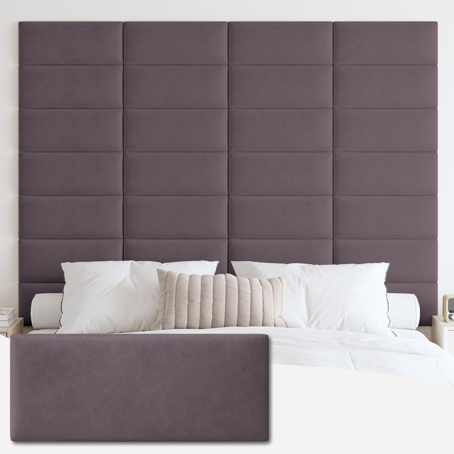 IFNOW Upholstered Wall Mounted Headboard –