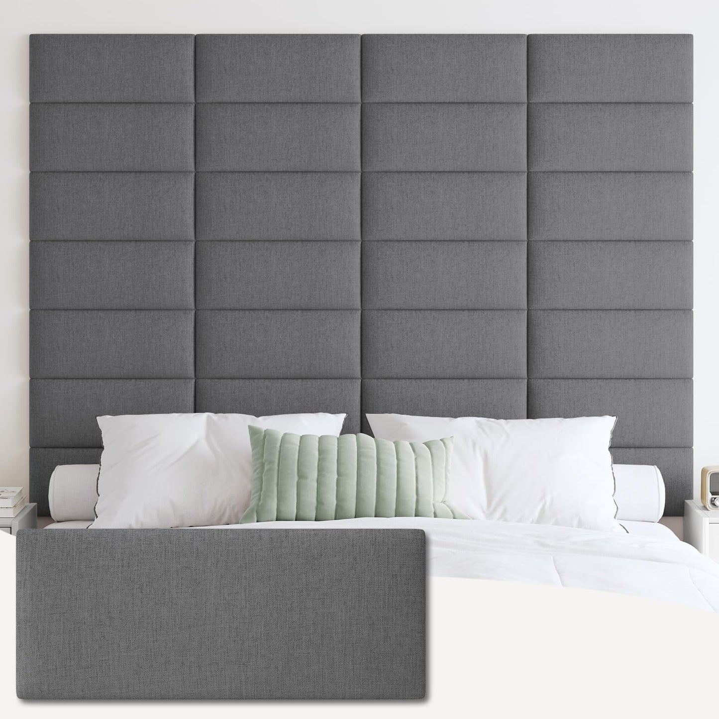 IFNOW Upholstered Wall Mounted Headboard –