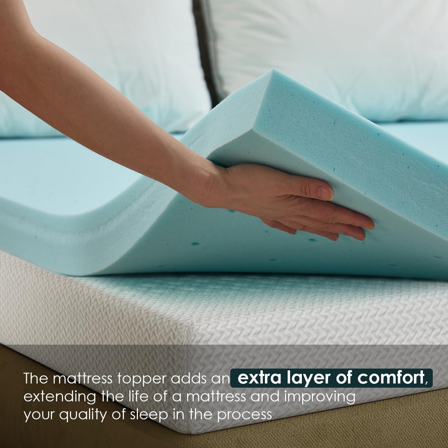 FDW 5" Twin Gel Foam Mattress