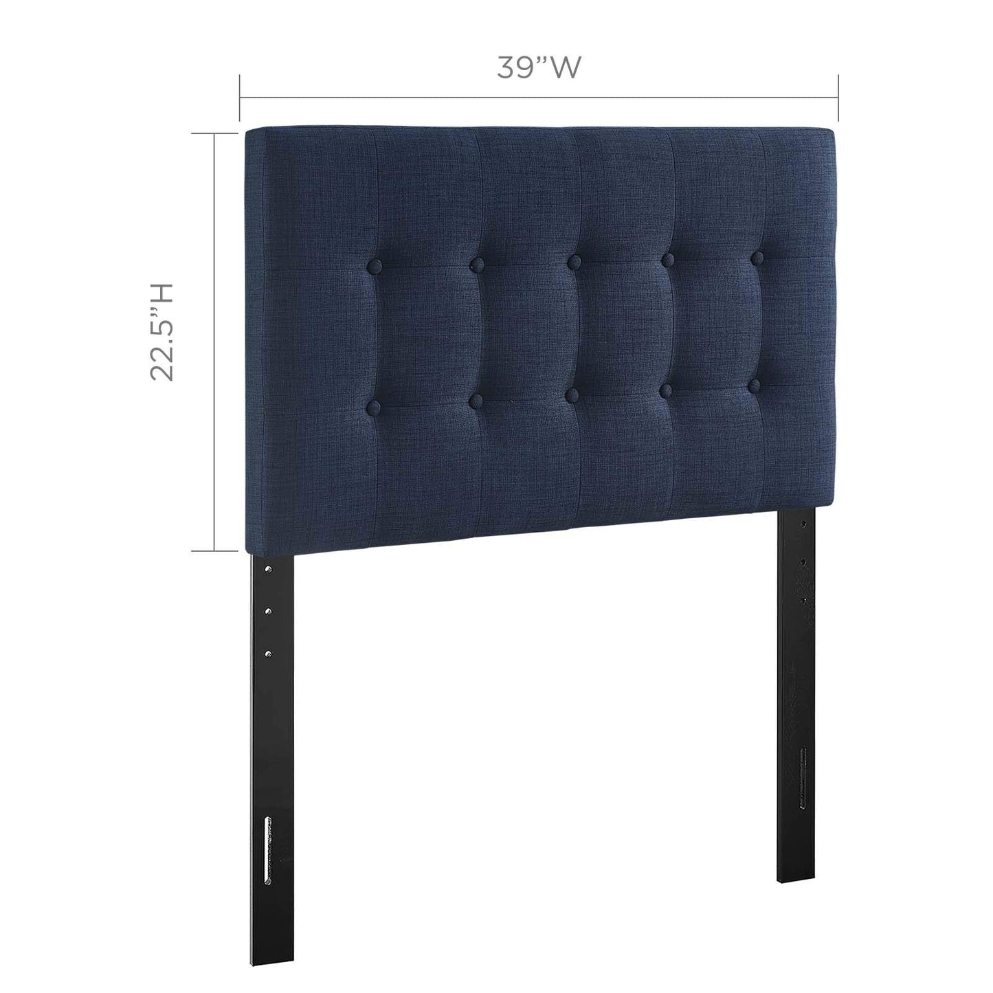 Modway Emily Tufted Button Linen Fabric Upholstered