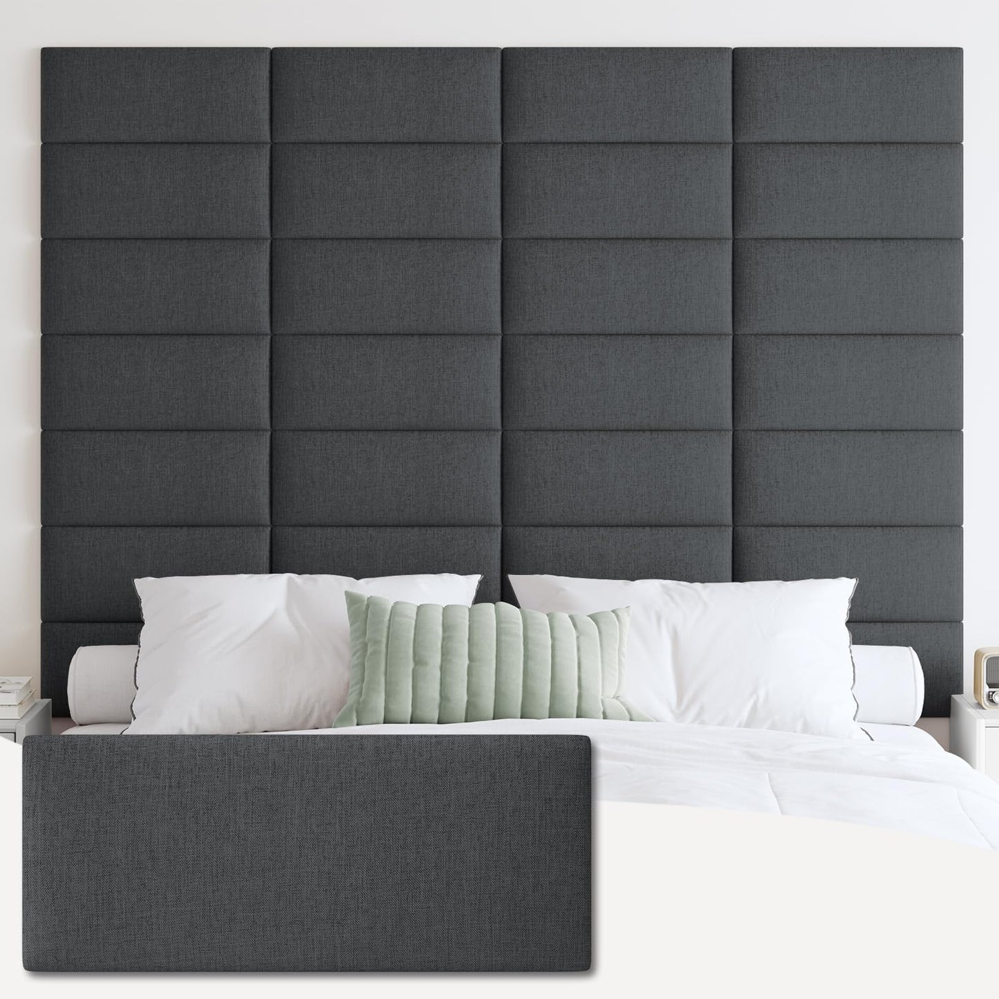 IFNOW Upholstered Wall Mounted Headboard –