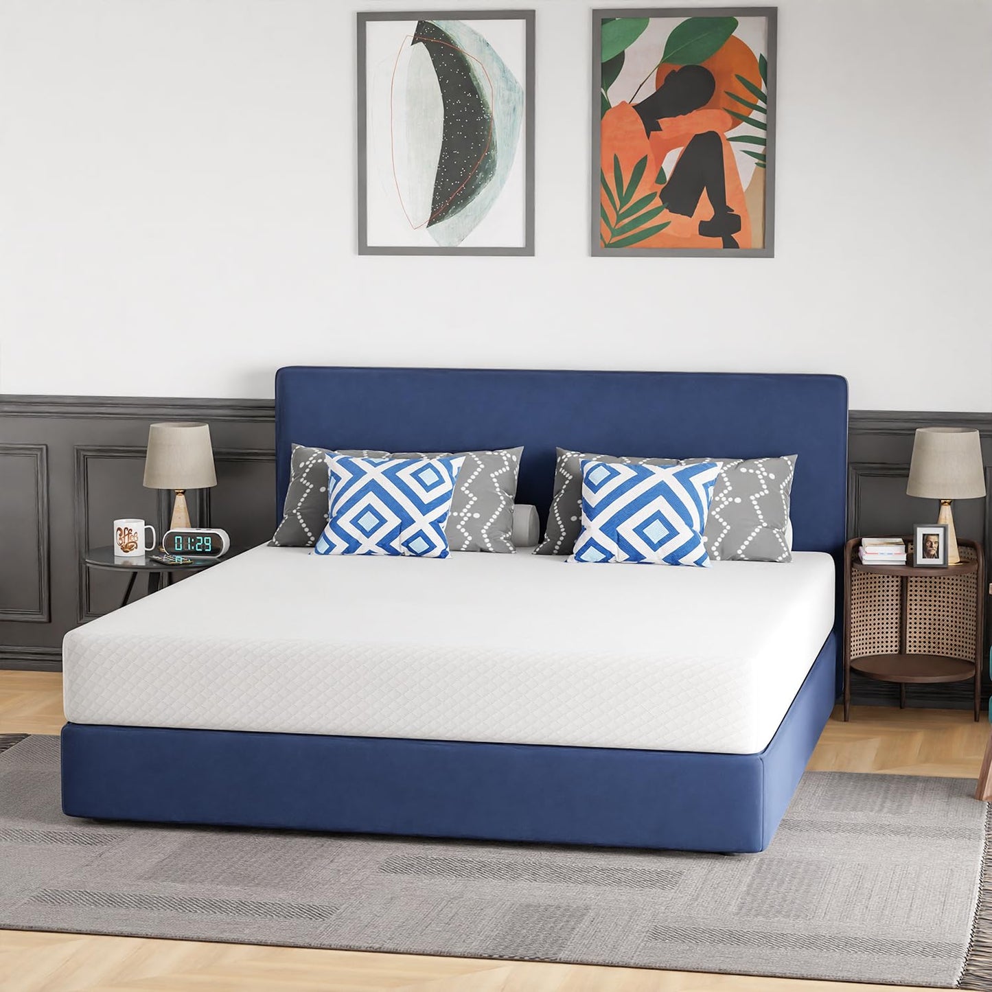 FDW 5" Twin Gel Foam Mattress
