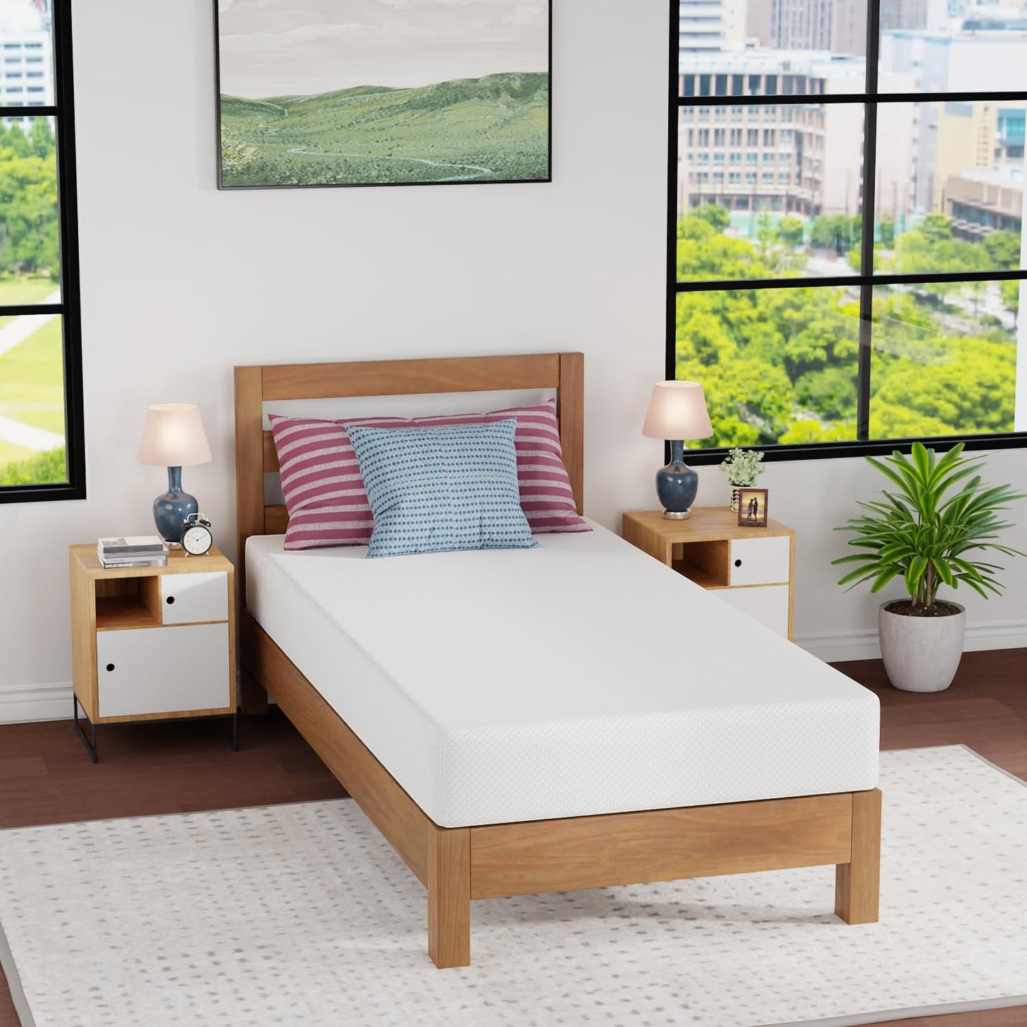 FDW 5" Twin Gel Foam Mattress