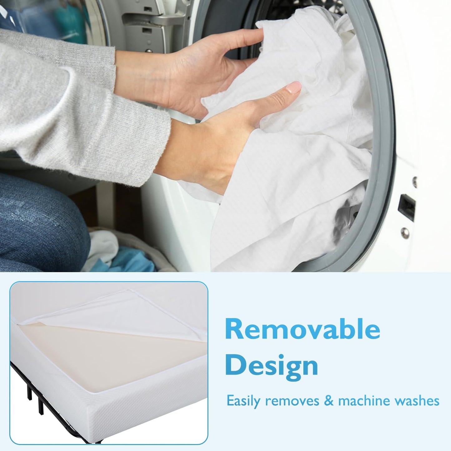 FDW 5" Twin Gel Foam Mattress