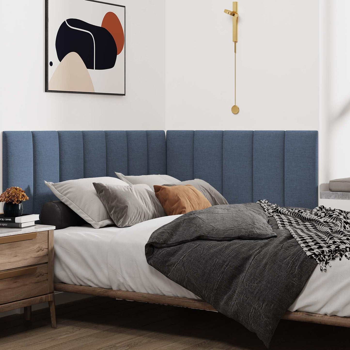 IFNOW Upholstered Wall Mounted Headboard –