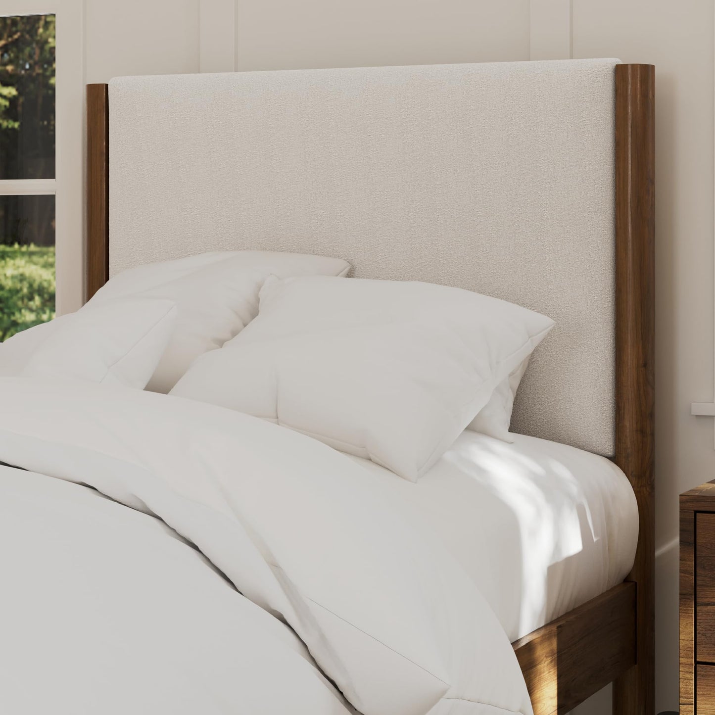DG Casa Reign Mid-Century Queen Platform Bed