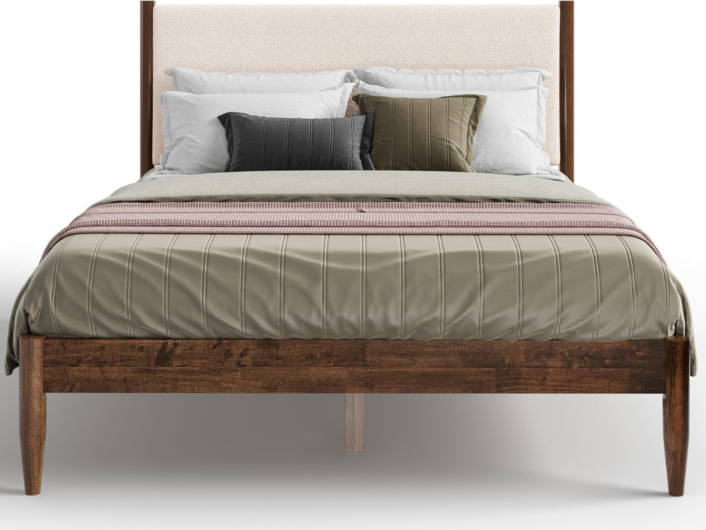 DG Casa Reign Mid-Century Queen Platform Bed