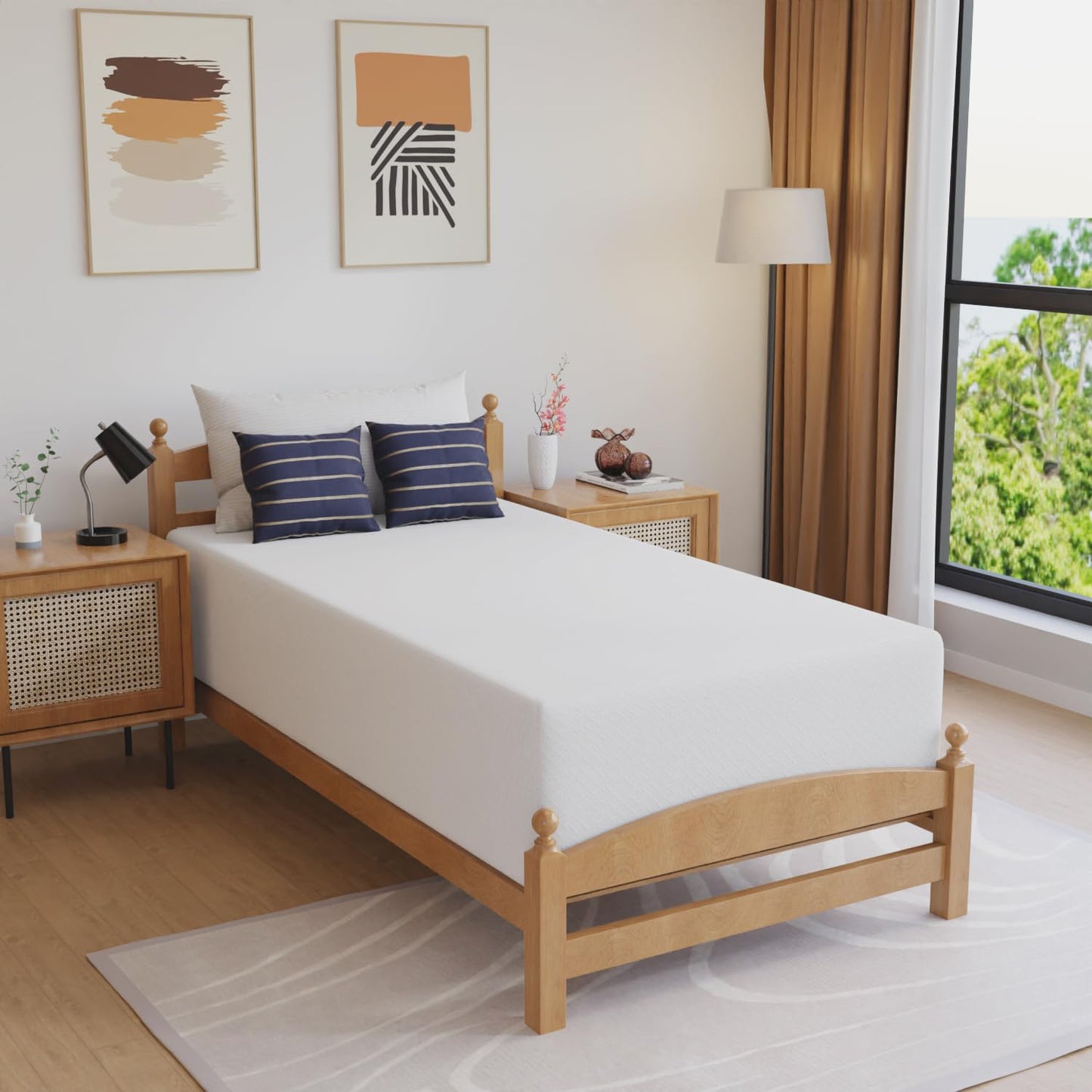 FDW 5" Twin Gel Foam Mattress