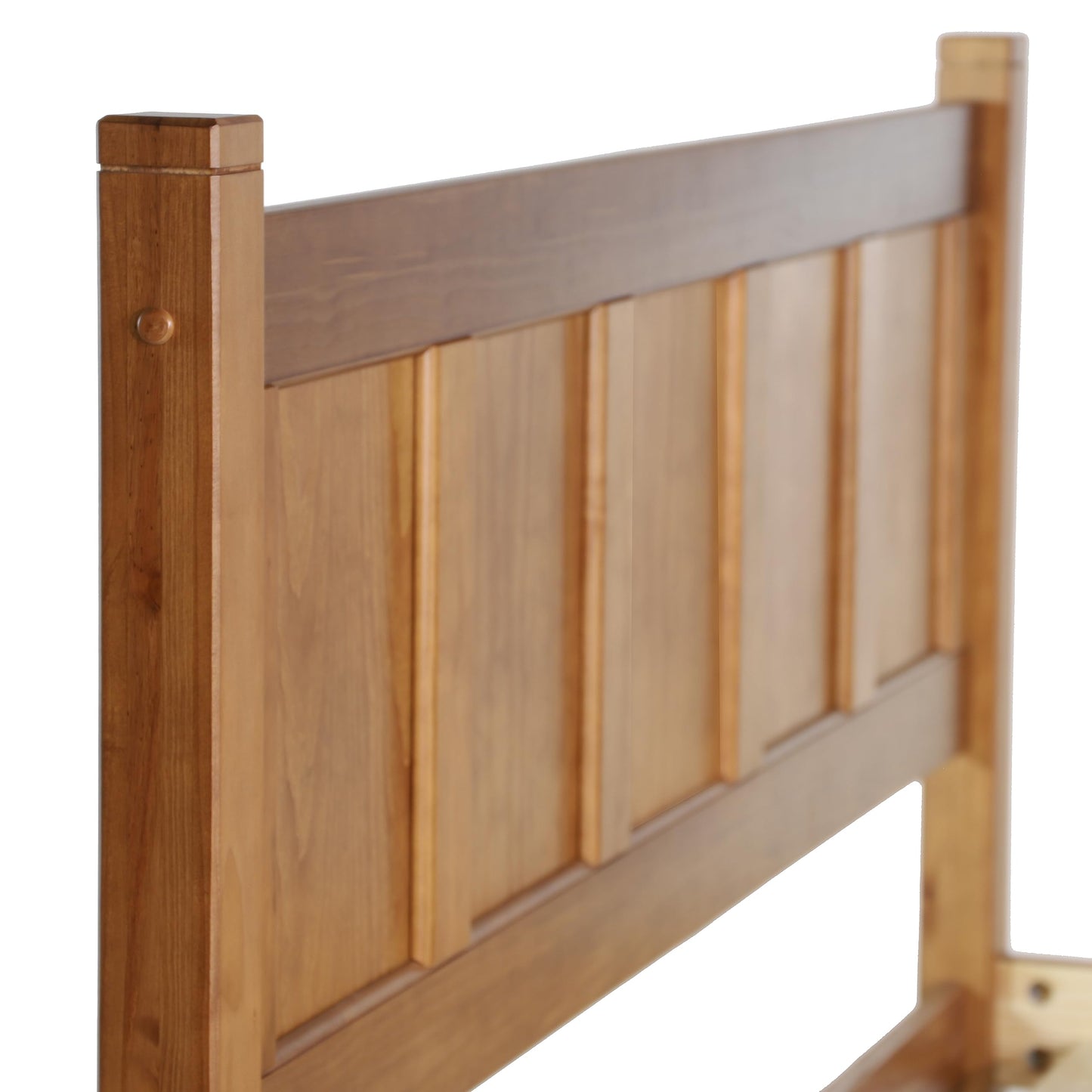 Grain Wood Shaker Queen Bed (Cherry)