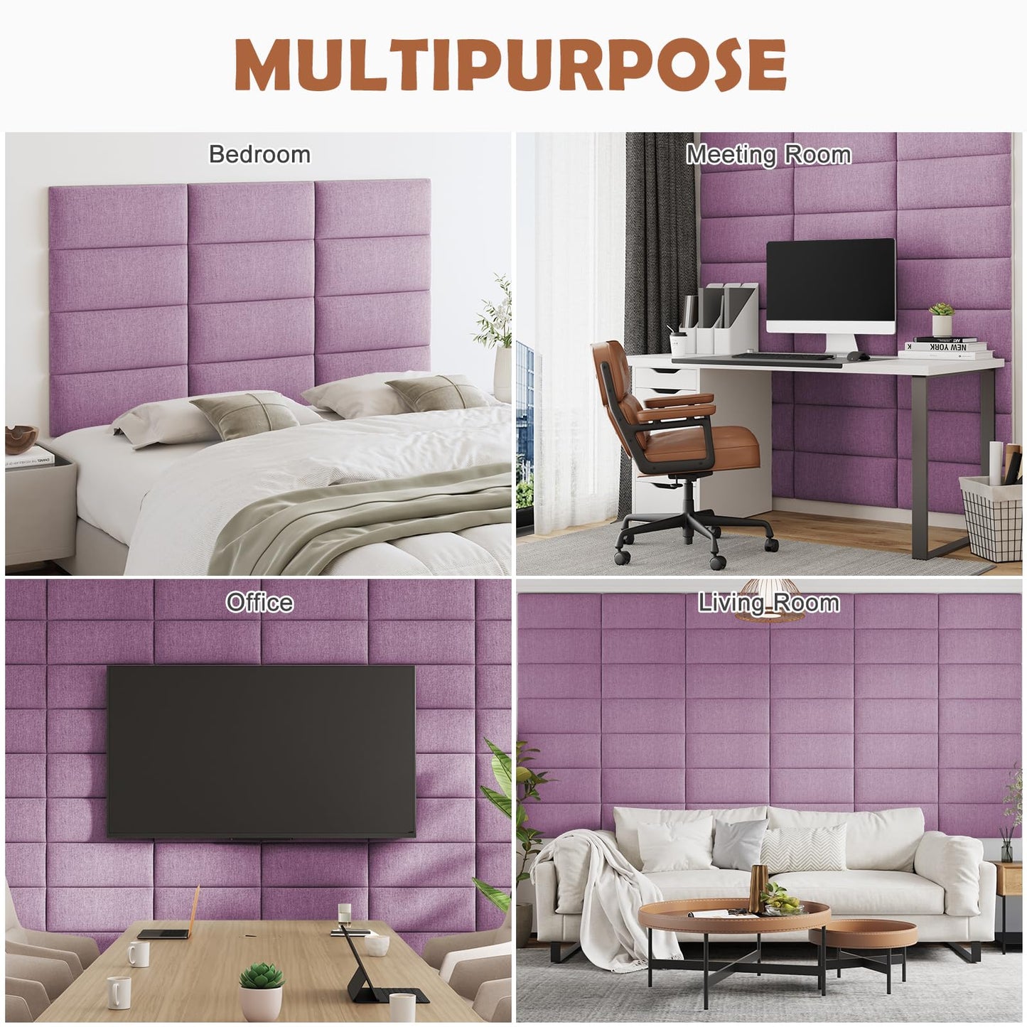 IFNOW Upholstered Wall Mounted Headboard –