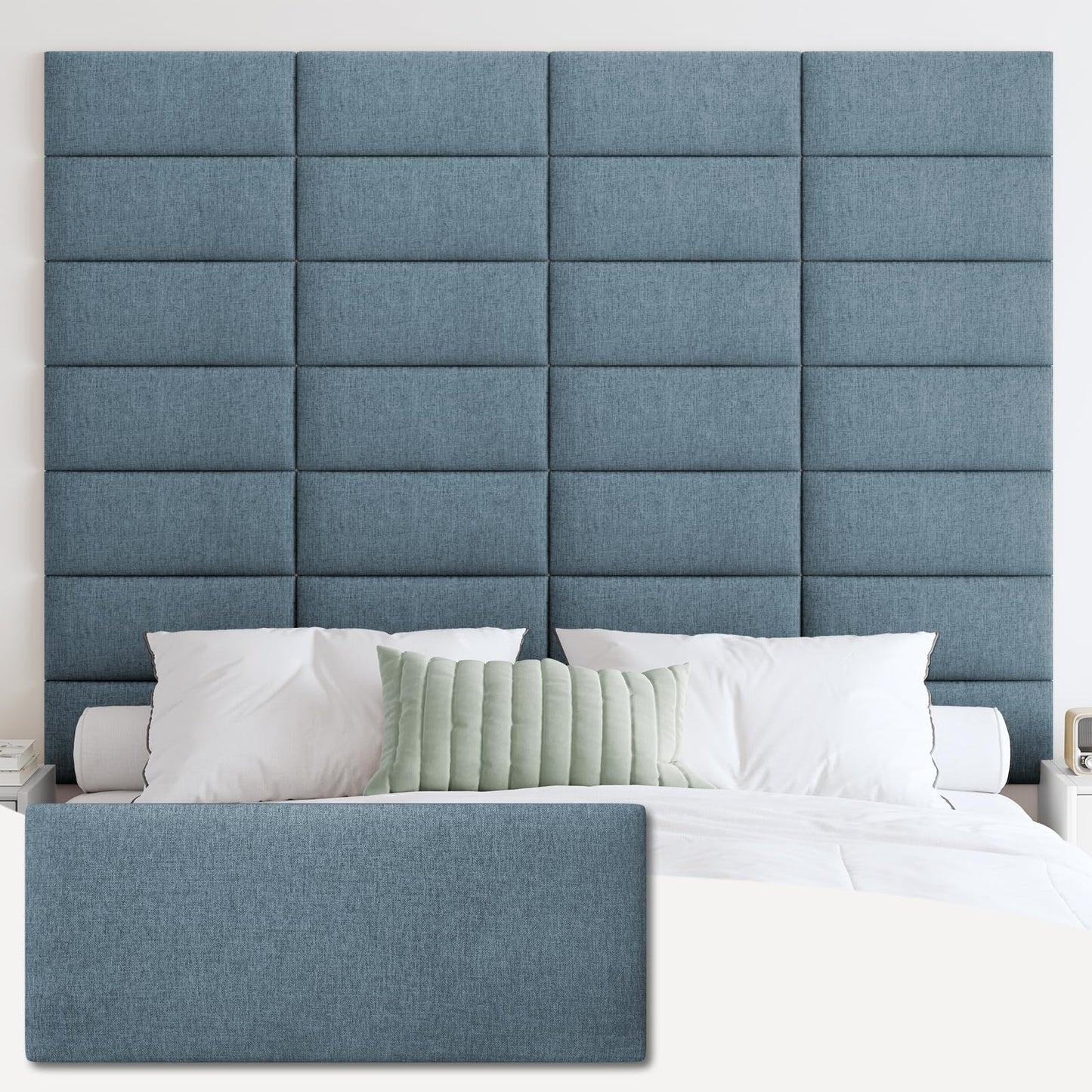 IFNOW Upholstered Wall Mounted Headboard –