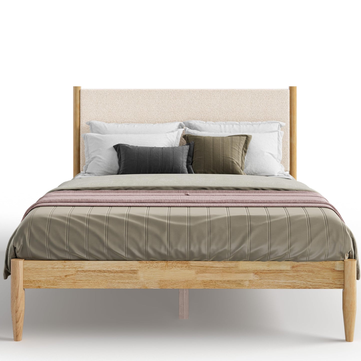 DG Casa Reign Mid-Century Queen Platform Bed