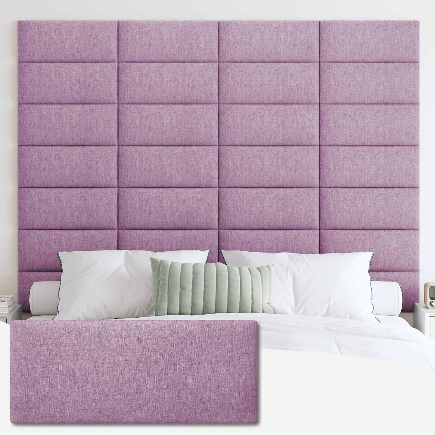 IFNOW Upholstered Wall Mounted Headboard –