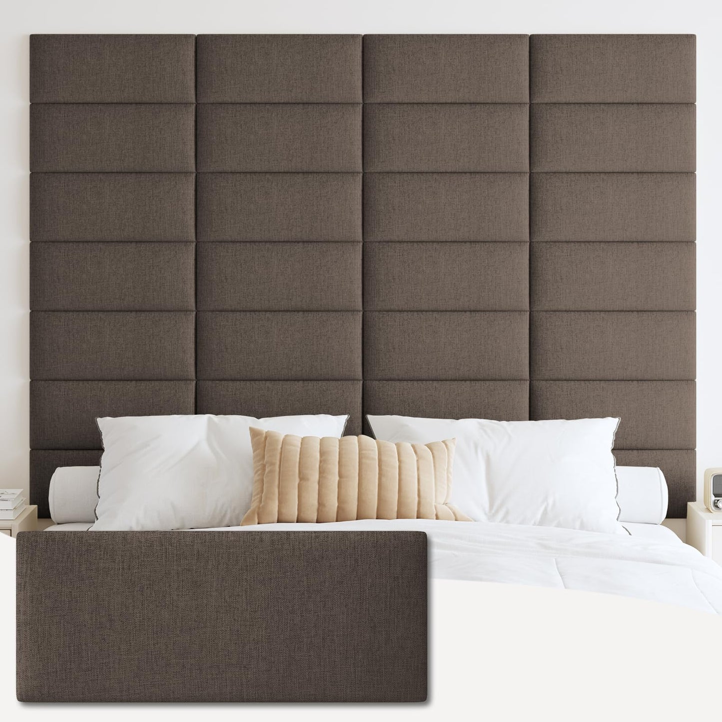 IFNOW Upholstered Wall Mounted Headboard –