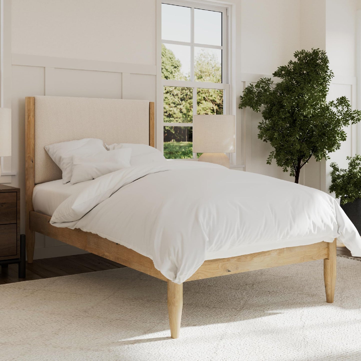 DG Casa Reign Mid-Century Queen Platform Bed