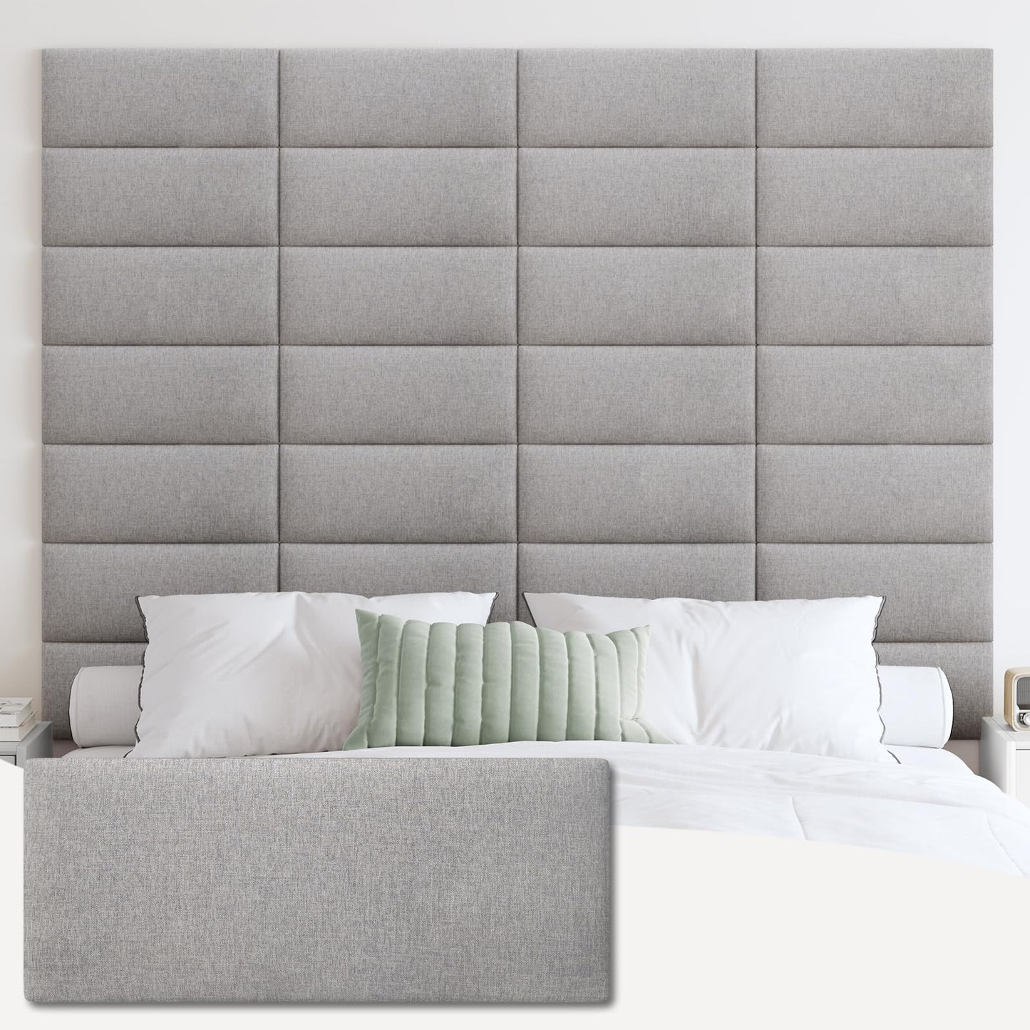 IFNOW Upholstered Wall Mounted Headboard –