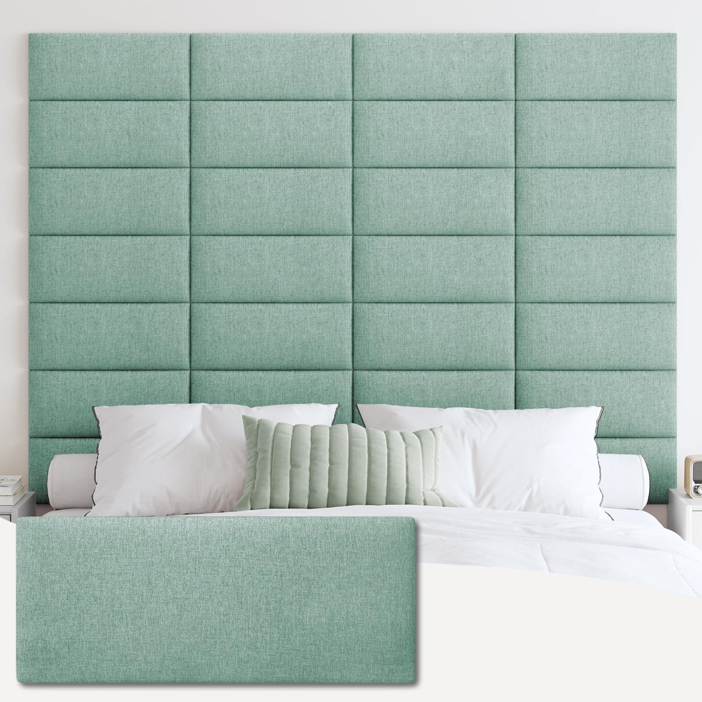 IFNOW Upholstered Wall Mounted Headboard –