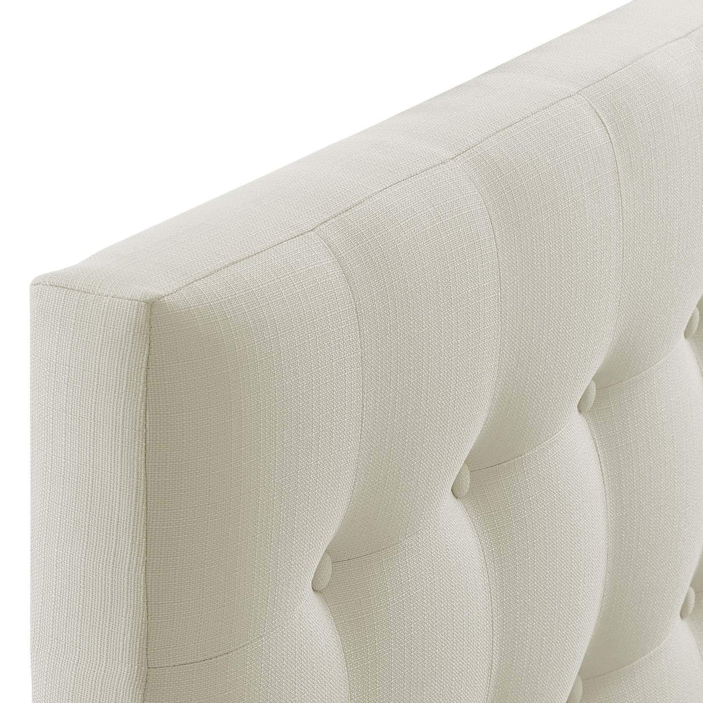 Modway Emily Tufted Button Linen Fabric Upholstered