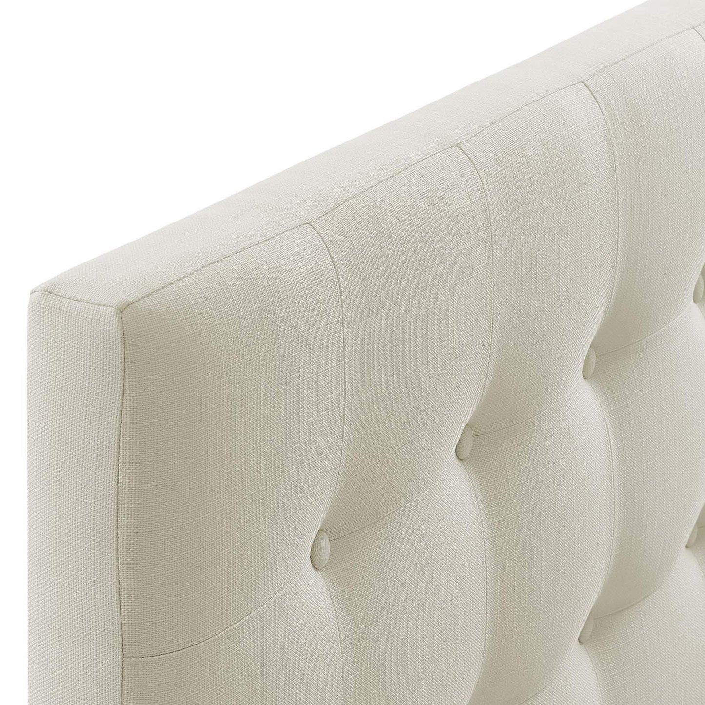 Modway Emily Tufted Button Linen Fabric Upholstered