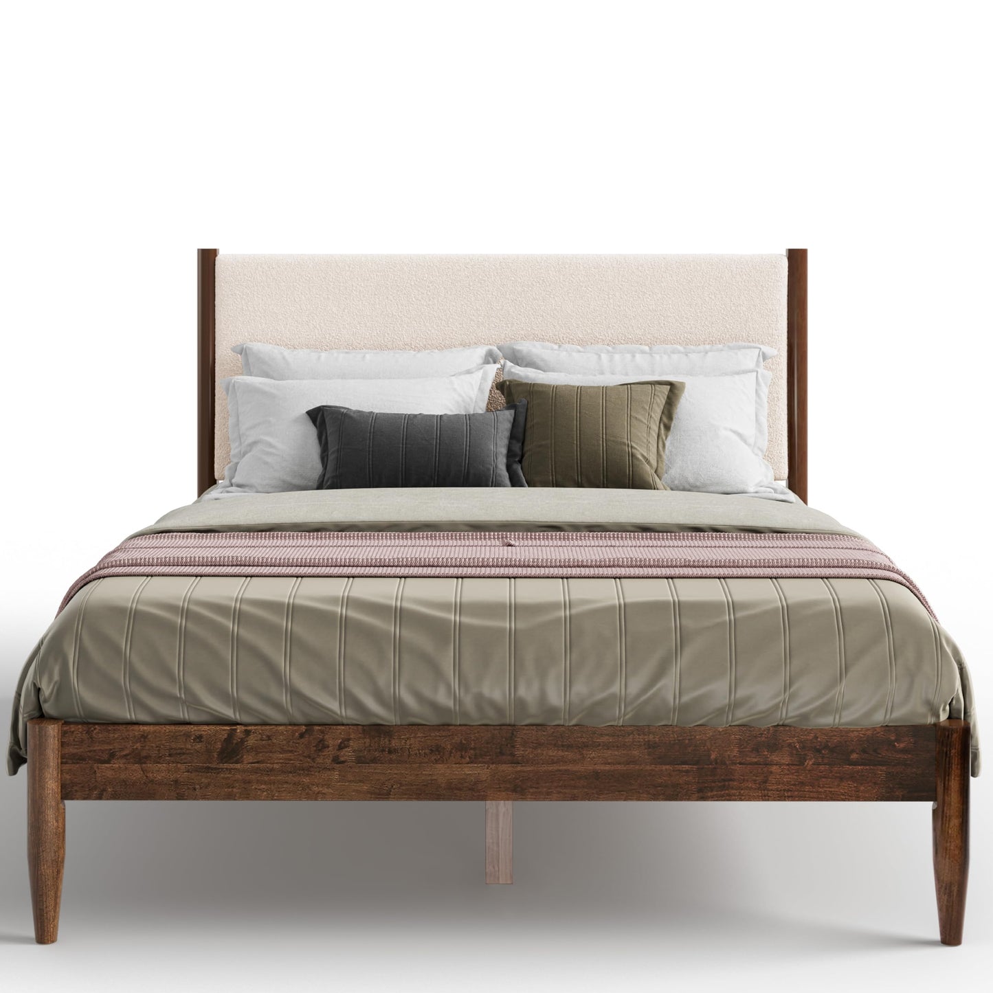 DG Casa Reign Mid-Century Queen Platform Bed