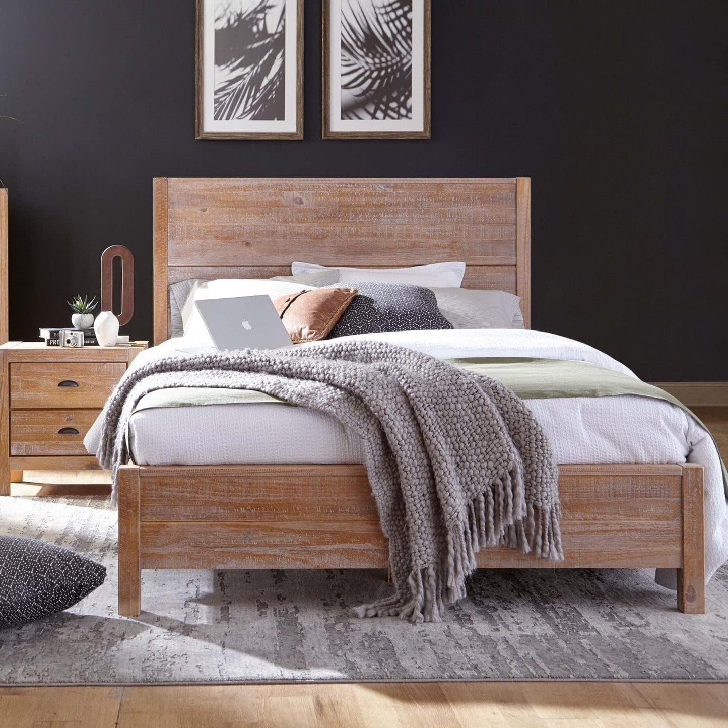 Grain Wood Montauk Queen Bed (Driftwood)