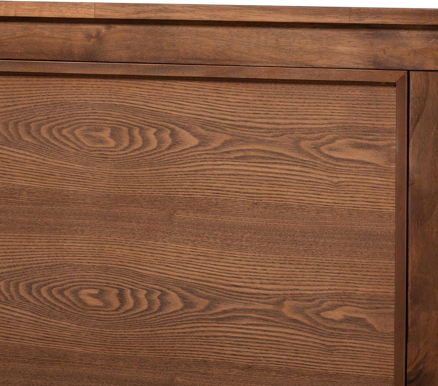 Baxton Studio Veronica King Canopy Bed (Walnut)