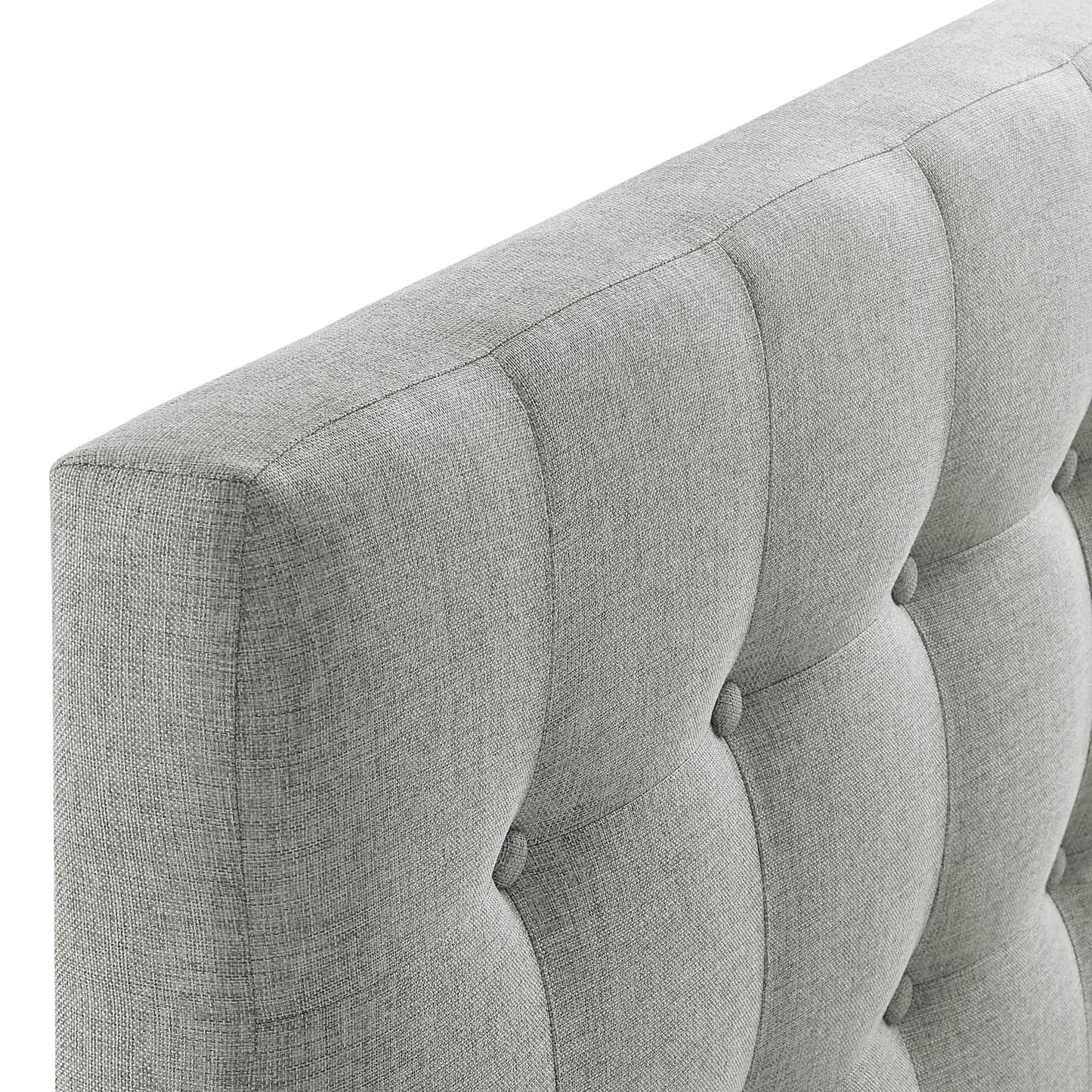 Modway Emily Tufted Button Linen Fabric Upholstered
